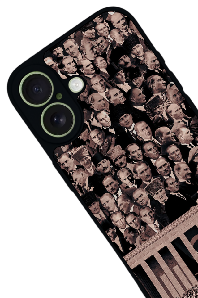 iPhone 17 Uyumlu Mustafa Kemal Ataturk Tasarımlı Glossy Premium Kılıf