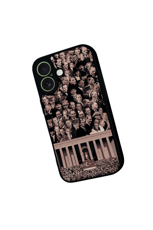 iPhone 17 Uyumlu Mustafa Kemal Ataturk Tasarımlı Glossy Premium Kılıf