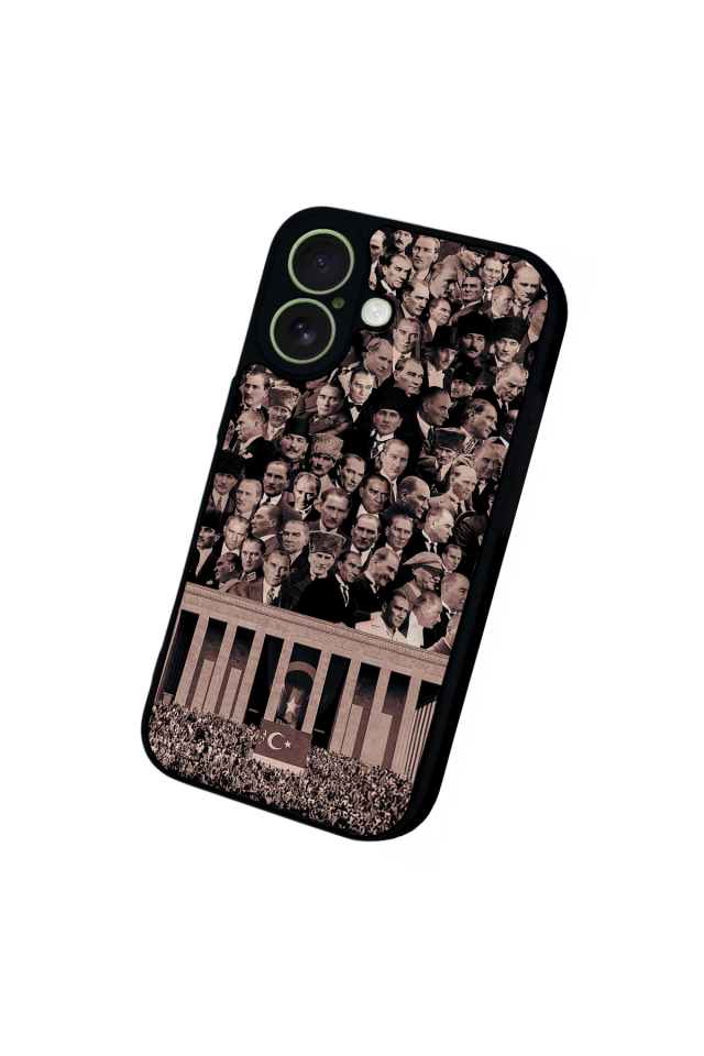 iPhone 17 Uyumlu Mustafa Kemal Ataturk Tasarımlı Glossy Premium Kılıf