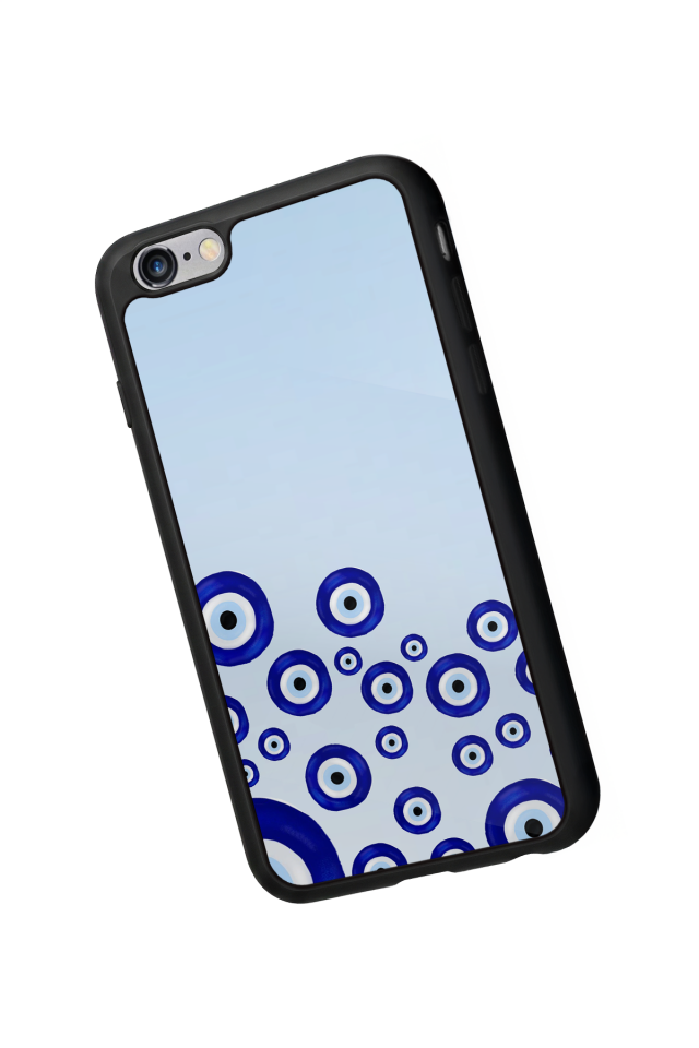 iPhone 6s Plus Uyumlu Nazar Tasarımlı Glossy Premium Kılıf