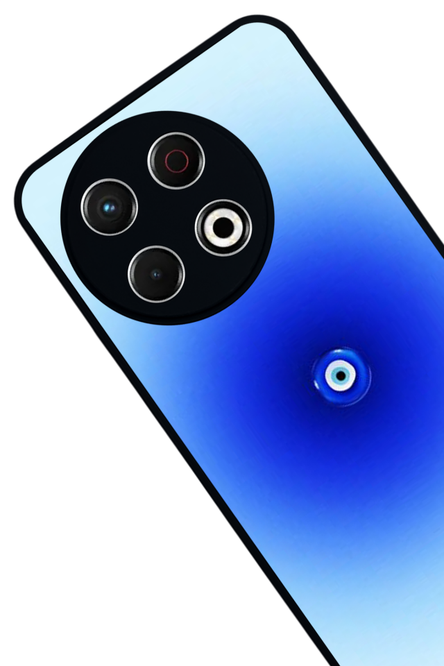 Tecno Spark 30 Pro Uyumlu Nazar Tasarımlı Glossy Premium Kılıf