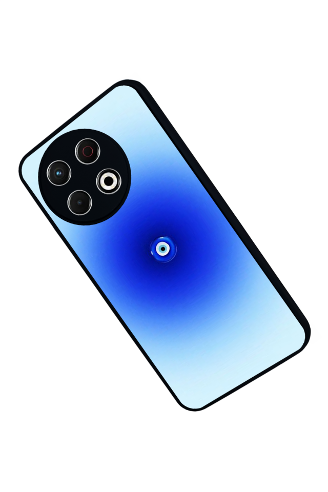 Tecno Spark 30 Pro Uyumlu Nazar Tasarımlı Glossy Premium Kılıf