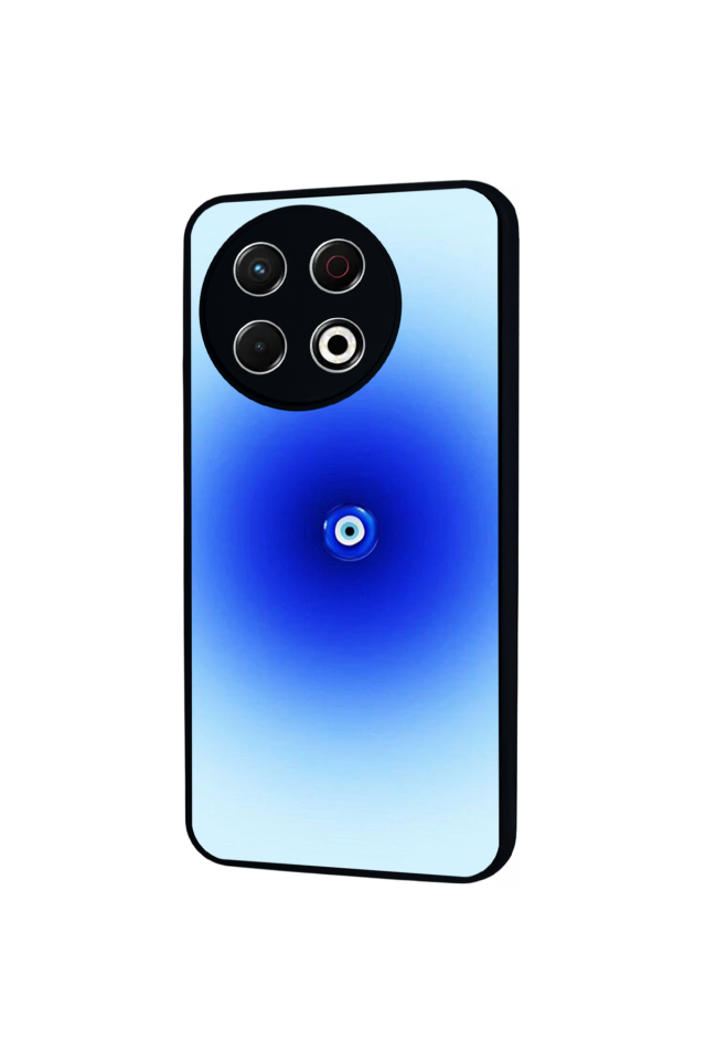 Tecno Spark 30 Pro Uyumlu Nazar Tasarımlı Glossy Premium Kılıf