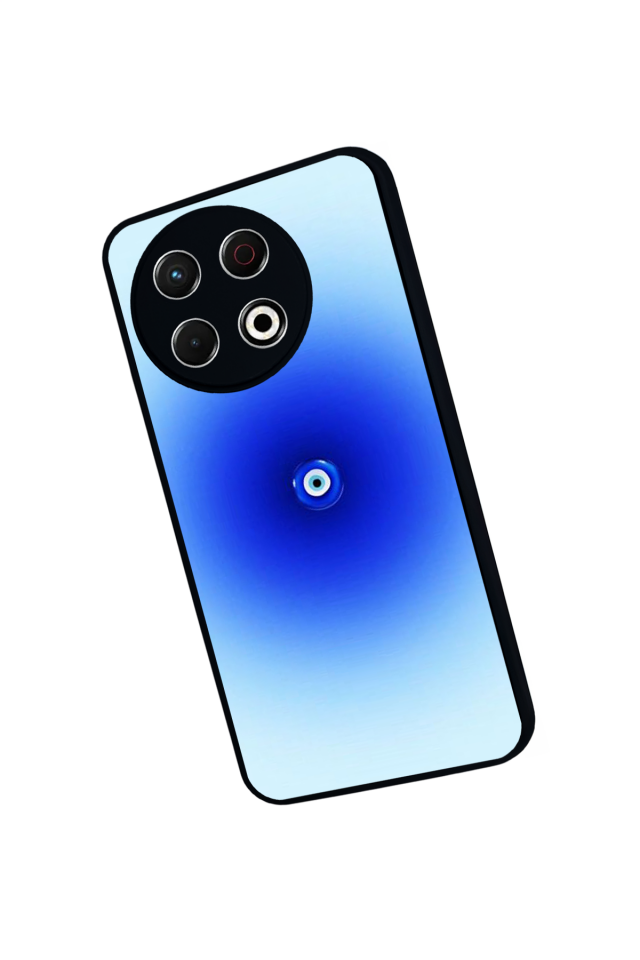 Tecno Spark 30 Pro Uyumlu Nazar Tasarımlı Glossy Premium Kılıf