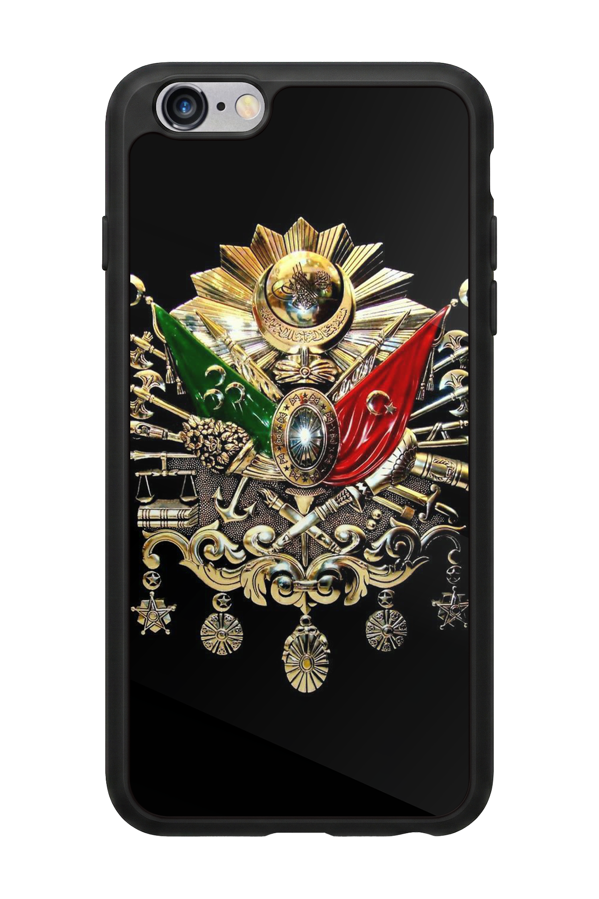 iPhone 6 Plus Uyumlu Osmanli Tugrasi Tasarımlı Glossy Premium Kılıf