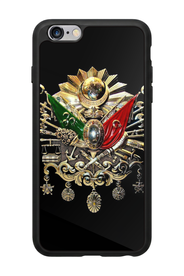 iPhone 6 Plus Uyumlu Osmanli Tugrasi Tasarımlı Glossy Premium Kılıf