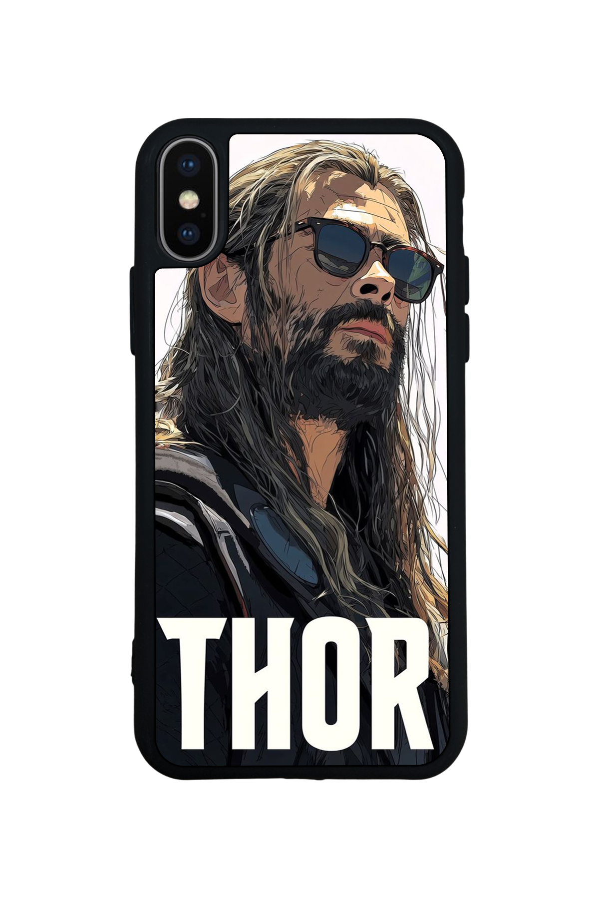 iPhone X/ XS Uyumlu Thor Tasarımlı Glossy Premium Kılıf