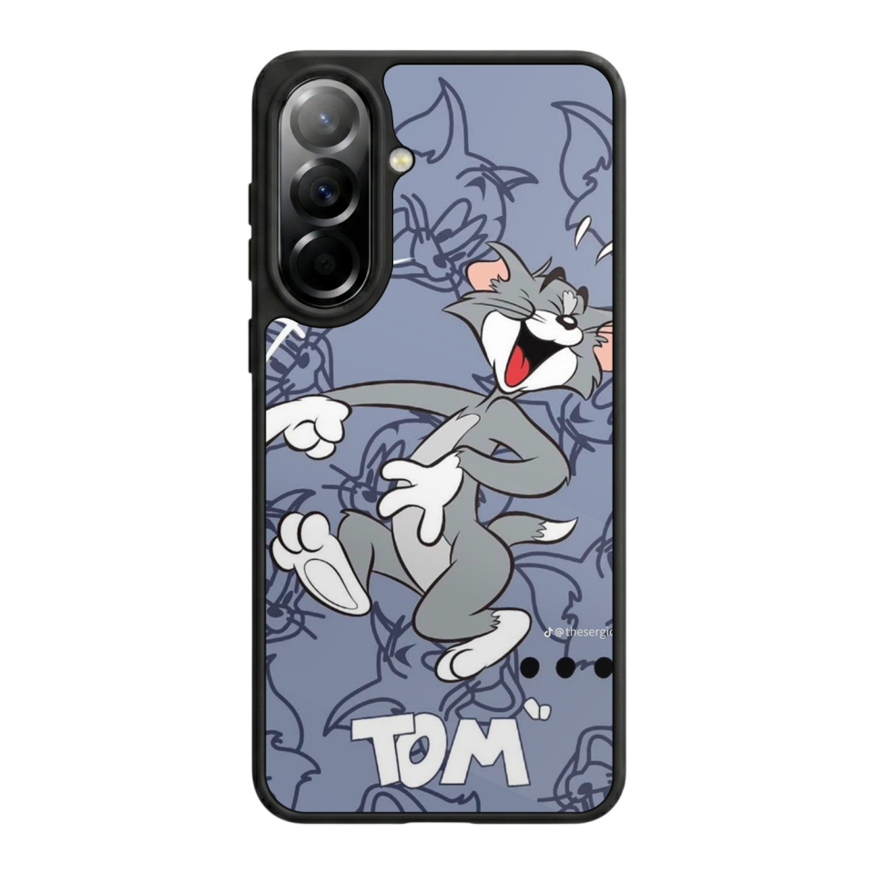 Samsung Galaxy A57 Uyumlu Tom And Jerry Tasarımlı Glossy Premium Kılıf