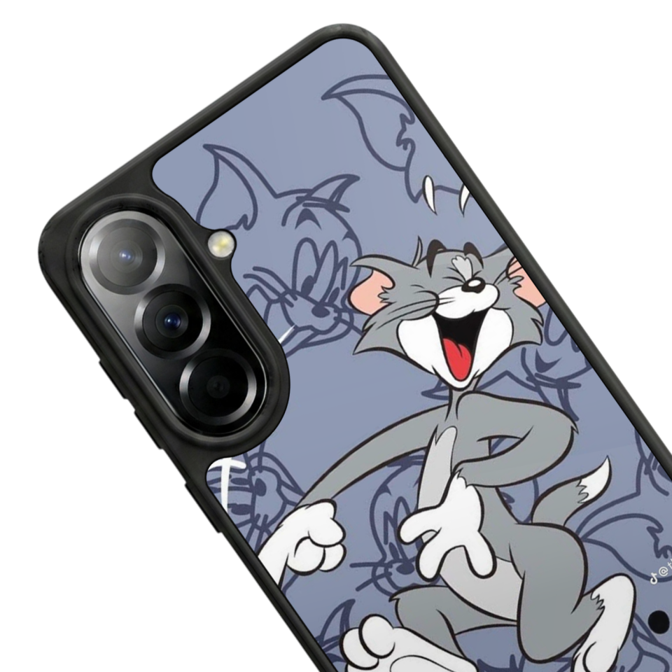 Samsung Galaxy A57 Uyumlu Tom And Jerry Tasarımlı Glossy Premium Kılıf