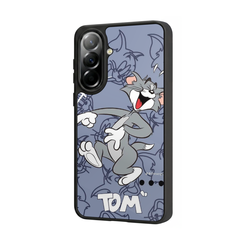 Samsung Galaxy A57 Uyumlu Tom And Jerry Tasarımlı Glossy Premium Kılıf