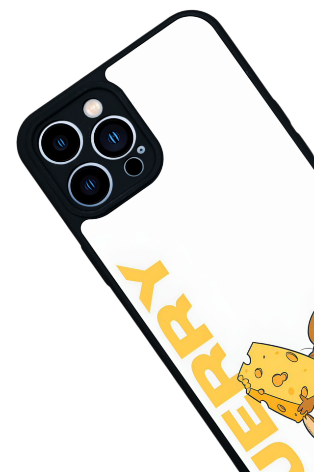 iPhone 12 Pro Max Uyumlu Tom And Jerry Tasarımlı Glossy Premium Kılıf