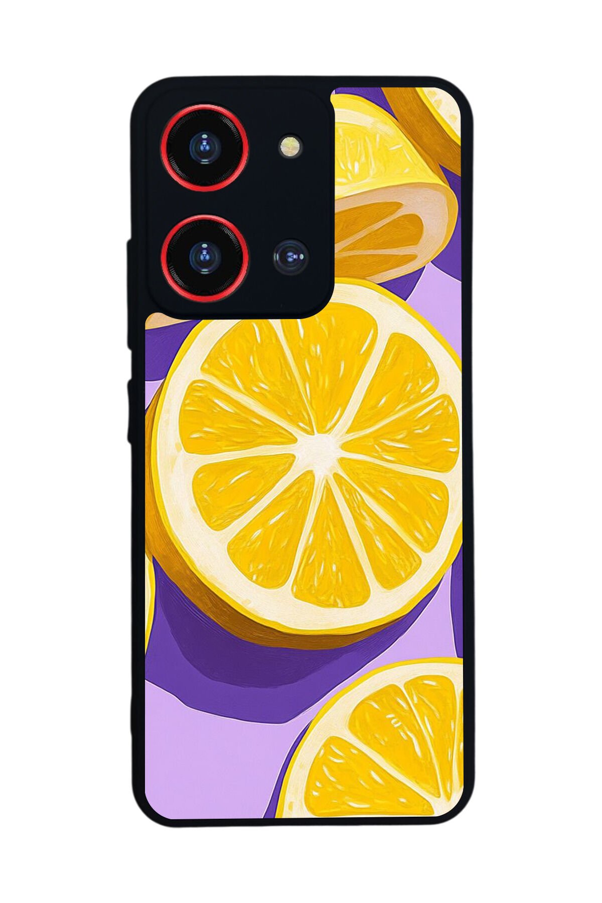 Reeder S19 Max Pro S 108MP Uyumlu Limon Tasarımlı Glossy Premium Kılıf