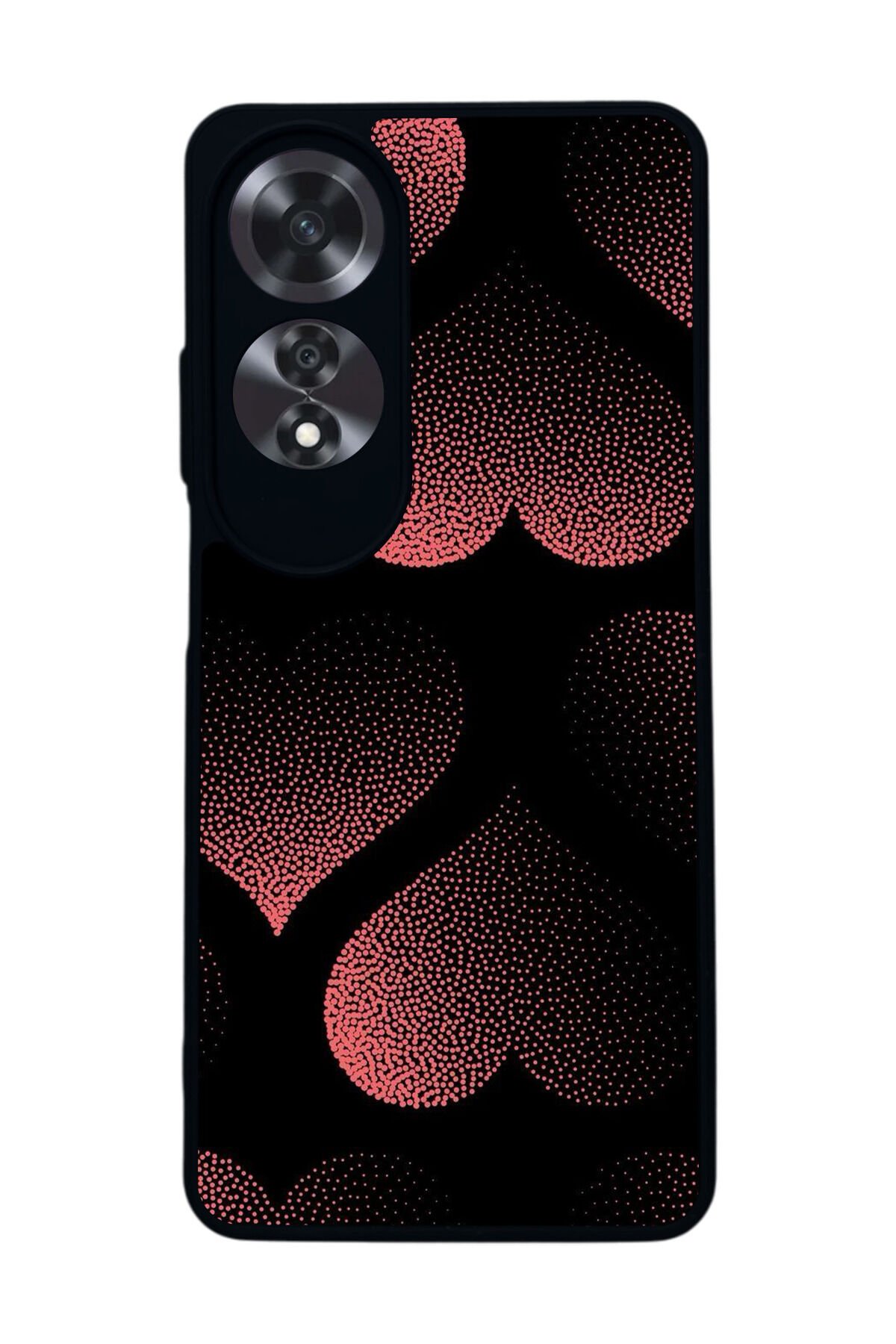 Oppo A60 Mat Siyah uyumlu Kılıf – Yumuşak Silikon, Koruyucu, Şok Emici Kapak