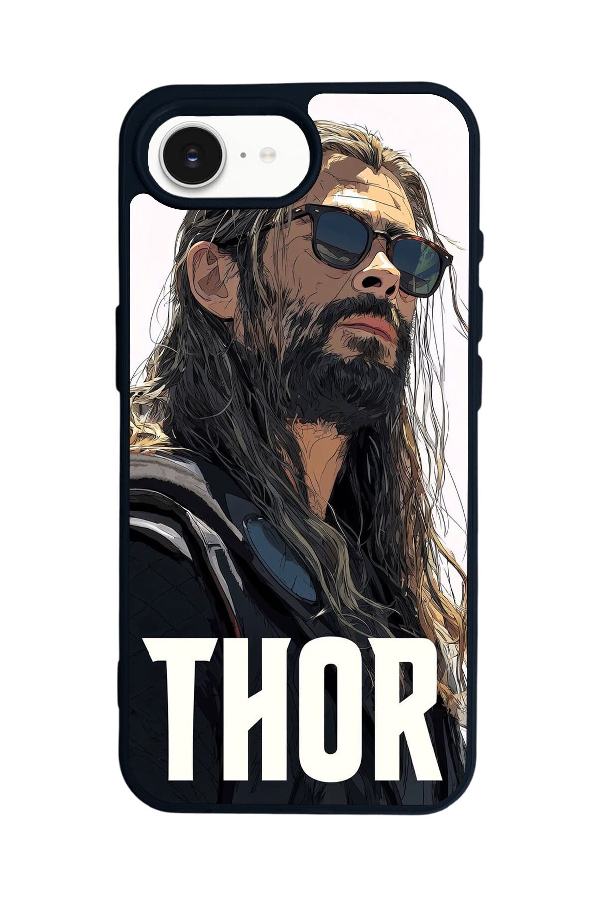 iPhone 16E Uyumlu Thor Tasarımlı Glossy Premium Kılıf
