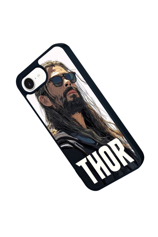 iPhone 16E Uyumlu Thor Tasarımlı Glossy Premium Kılıf