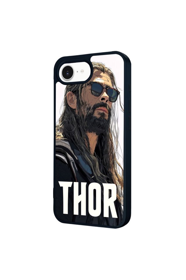 iPhone 16E Uyumlu Thor Tasarımlı Glossy Premium Kılıf