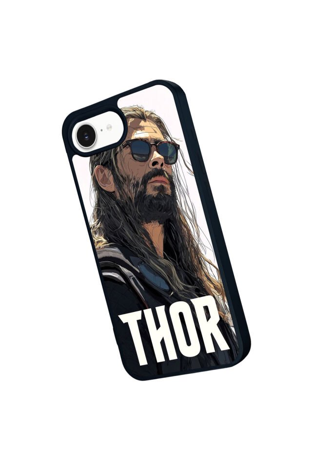 iPhone 16E Uyumlu Thor Tasarımlı Glossy Premium Kılıf
