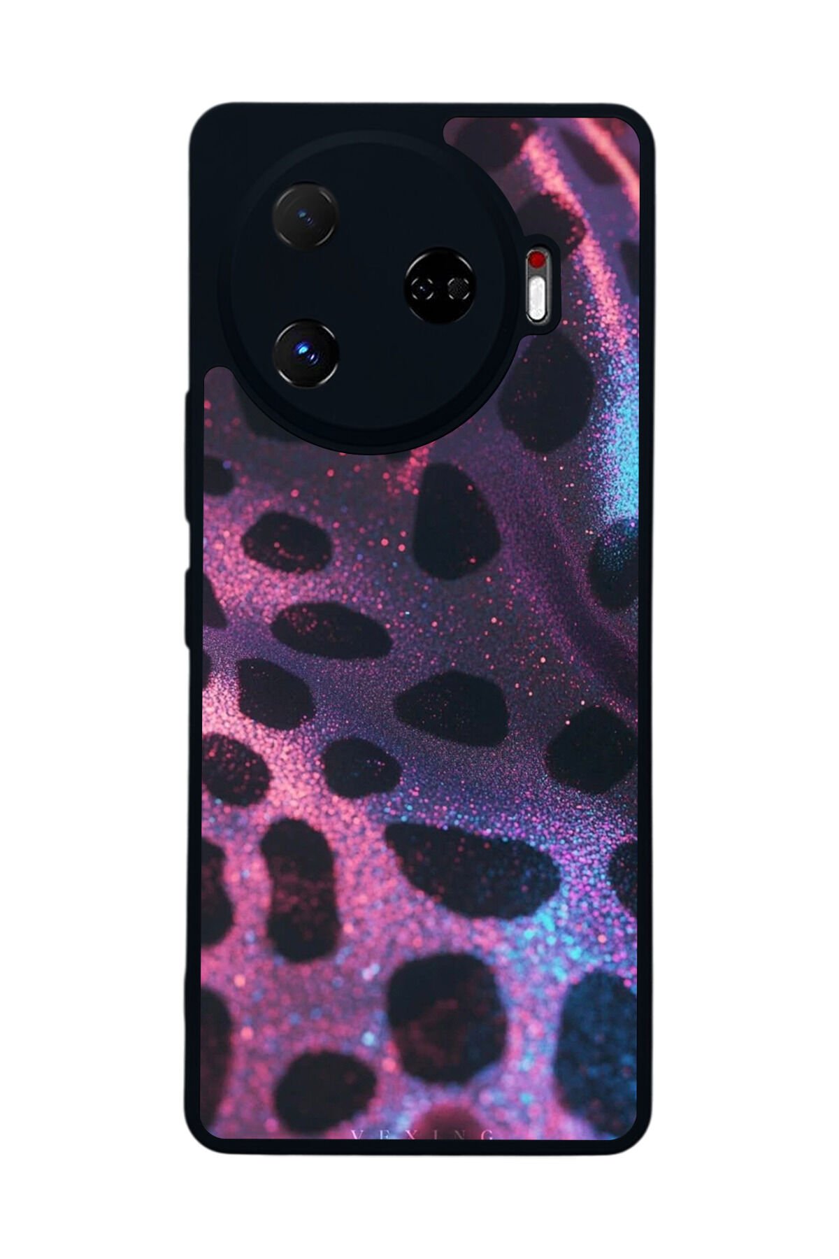 Tecno Camon 30 Pro Uyumlu Hologram Leopar Tasarımlı Glossy Premium Kılıf
