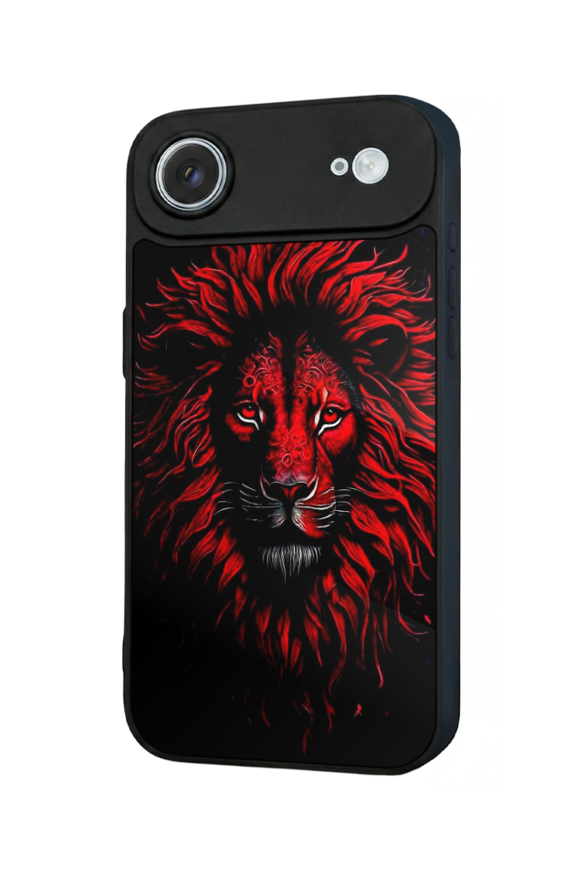 iPhone 17 Air Uyumlu Aslan Tasarımlı Glossy Premium Kılıf