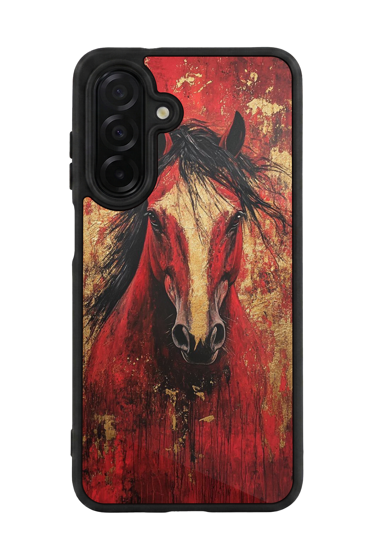 Samsung Galaxy A56 Uyumlu At Horse Tasarımlı Glossy Premium Kılıf