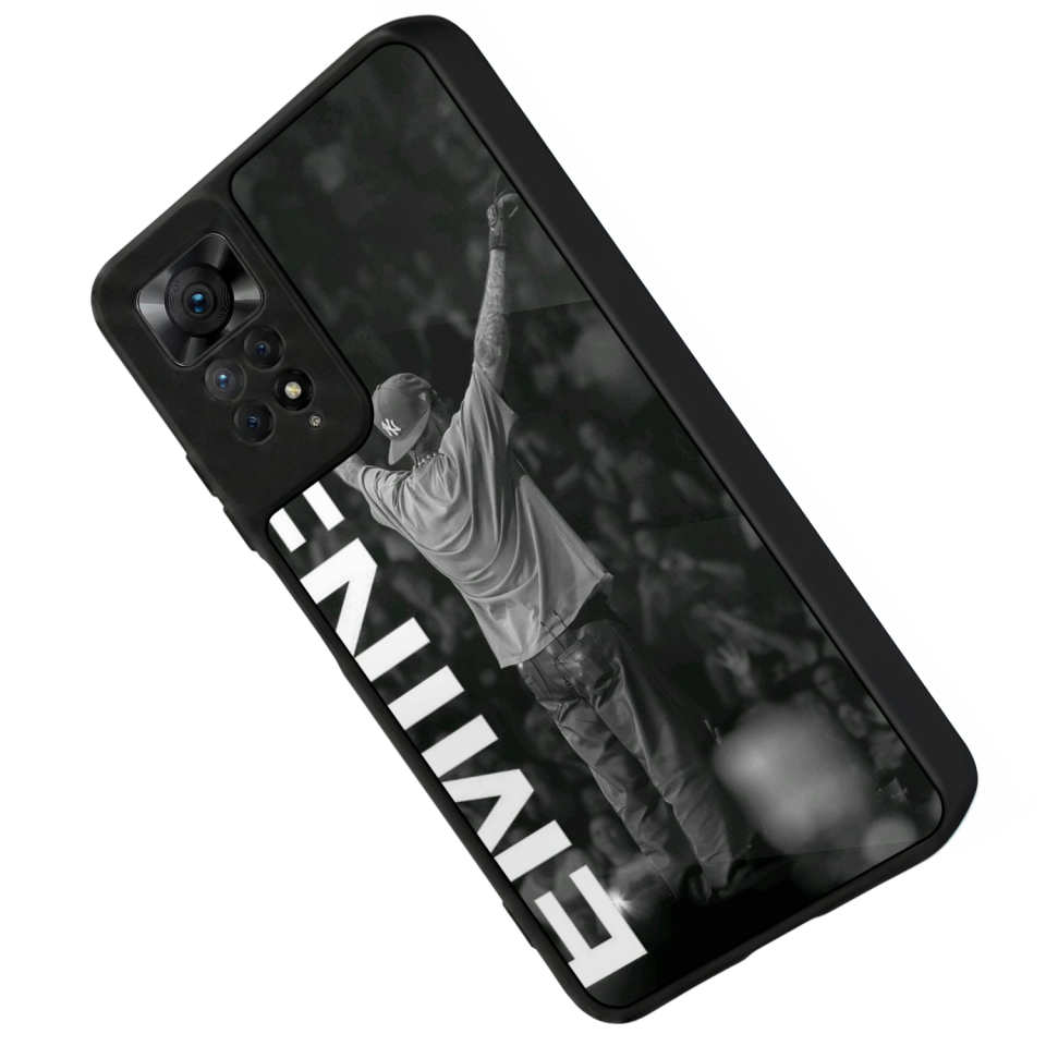 Xiaomi Redmi Note 11 Pro Uyumlu Eminem Tasarımlı Glossy Premium Kılıf