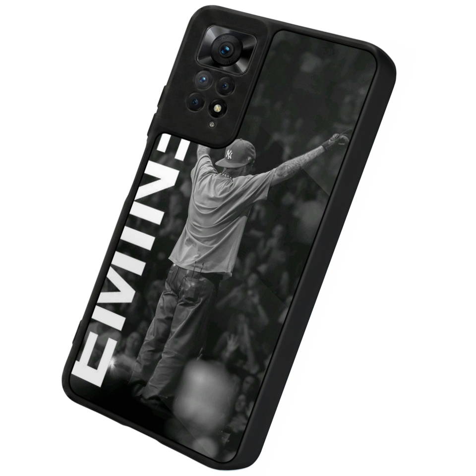 Xiaomi Redmi Note 11 Pro Uyumlu Eminem Tasarımlı Glossy Premium Kılıf