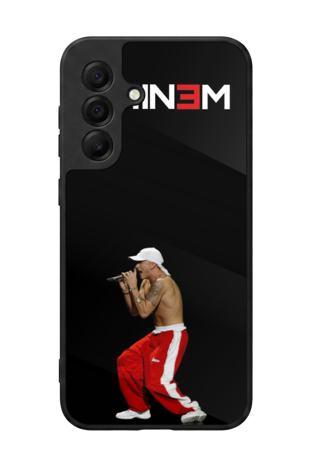 Samsung Galaxy A17 Uyumlu Eminem Tasarımlı Glossy Premium Kılıf