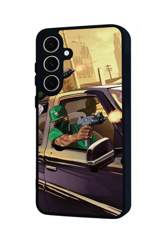 Samsung Galaxy S24 FE Uyumlu GTA Tasarımlı Glossy Premium Kılıf