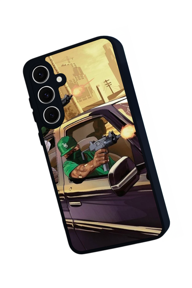 Samsung Galaxy S24 FE Uyumlu GTA Tasarımlı Glossy Premium Kılıf