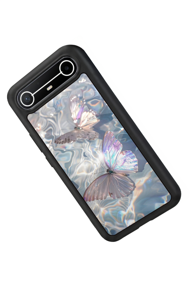 Tecno Spark Slim 5G Uyumlu Kelebek Tasarımlı Glossy Premium Kılıf