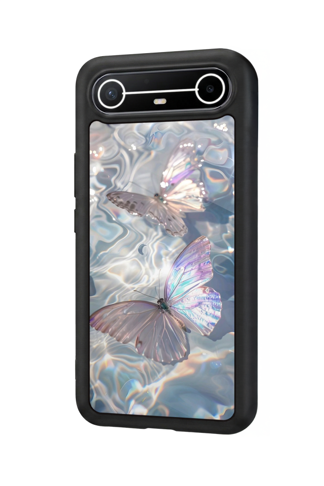 Tecno Spark Slim 5G Uyumlu Kelebek Tasarımlı Glossy Premium Kılıf