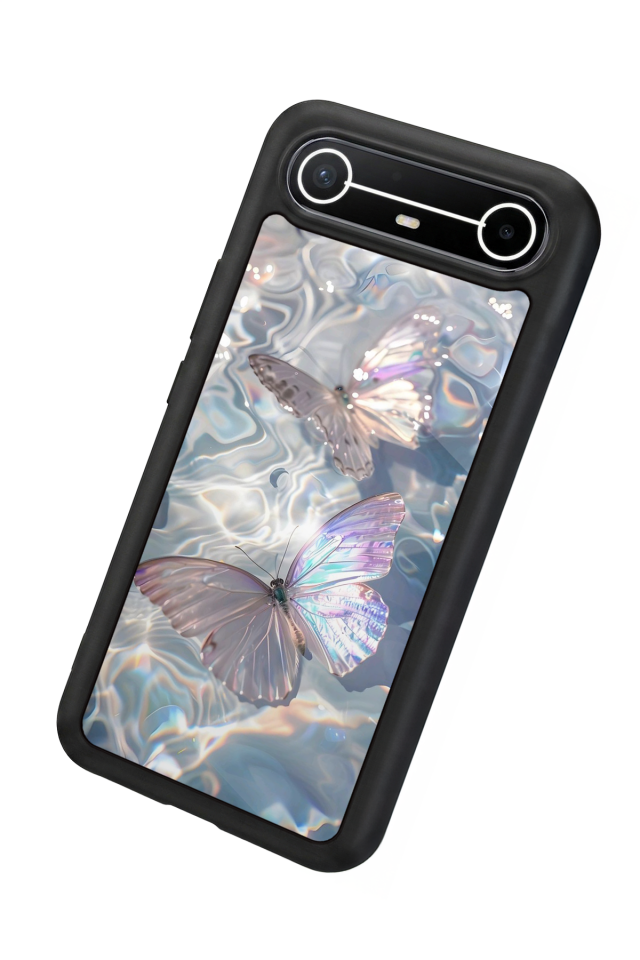 Tecno Spark Slim 5G Uyumlu Kelebek Tasarımlı Glossy Premium Kılıf