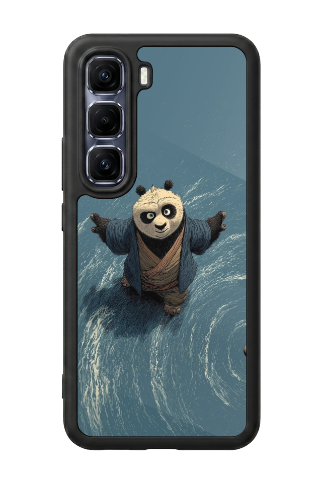 Infinix Hot 60 Pro Plus Uyumlu Kung Fu Panda Tasarımlı Glossy Premium Kılıf