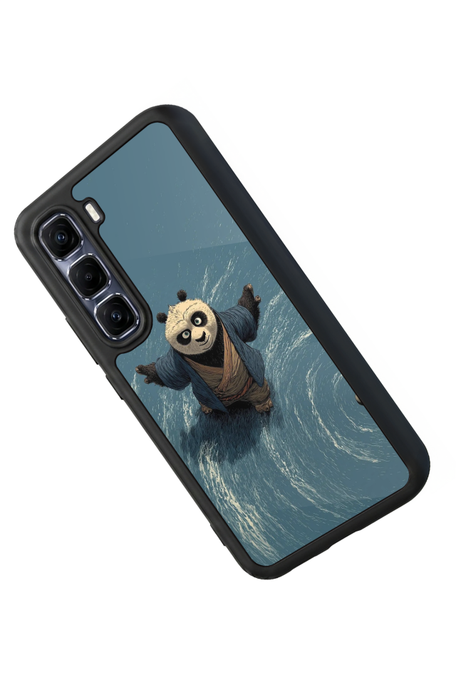 Infinix Hot 60 Pro Plus Uyumlu Kung Fu Panda Tasarımlı Glossy Premium Kılıf