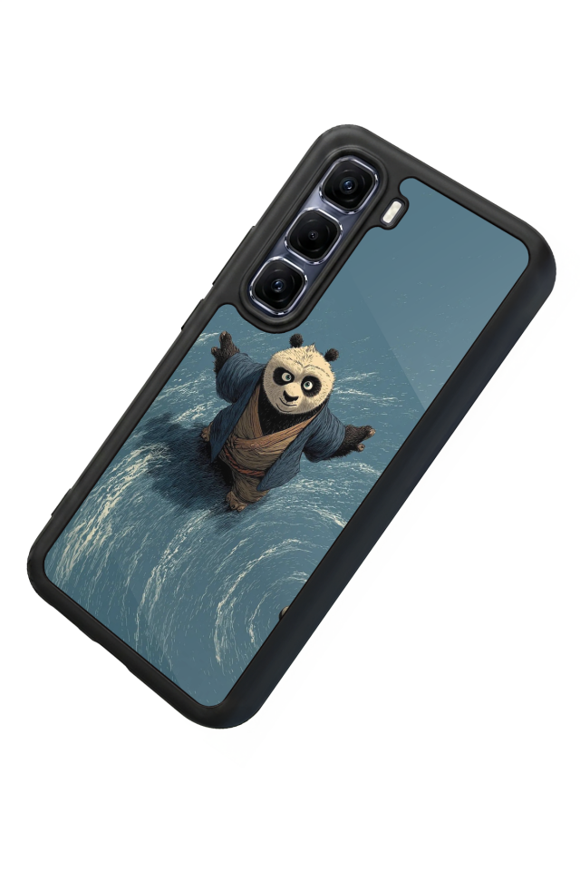 Infinix Hot 60 Pro Plus Uyumlu Kung Fu Panda Tasarımlı Glossy Premium Kılıf