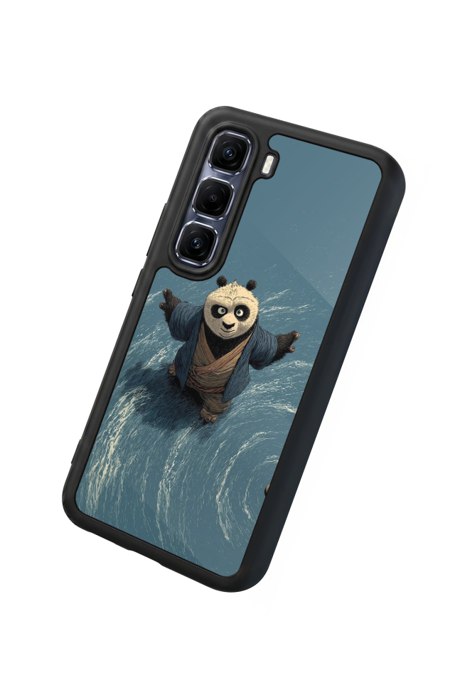 Infinix Hot 60 Pro Plus Uyumlu Kung Fu Panda Tasarımlı Glossy Premium Kılıf