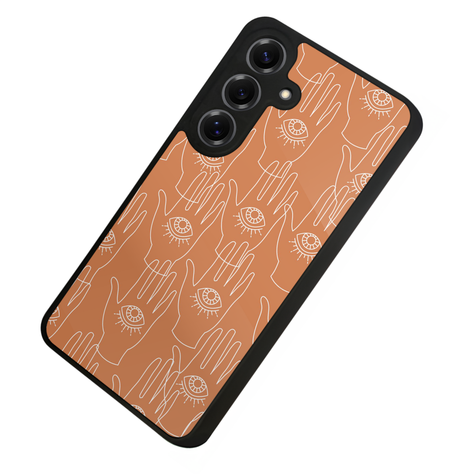 Samsung Galaxy S25 Uyumlu Line Art Tasarımlı Glossy Premium Kılıf