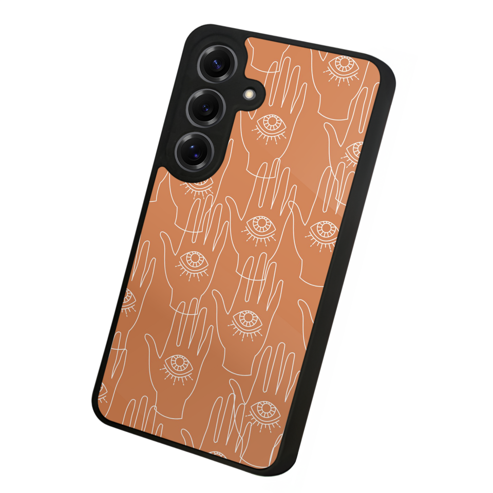 Samsung Galaxy S25 Uyumlu Line Art Tasarımlı Glossy Premium Kılıf