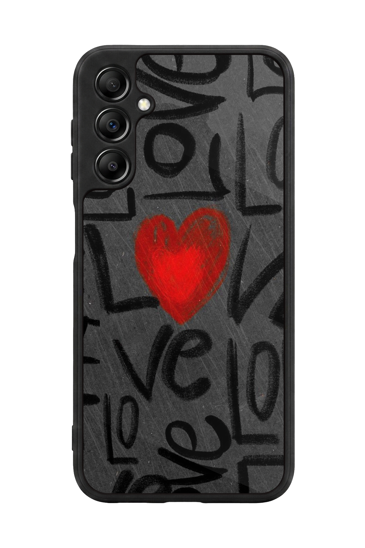 Samsung Galaxy A14 Uyumlu Love Tasarımlı Glossy Premium Kılıf