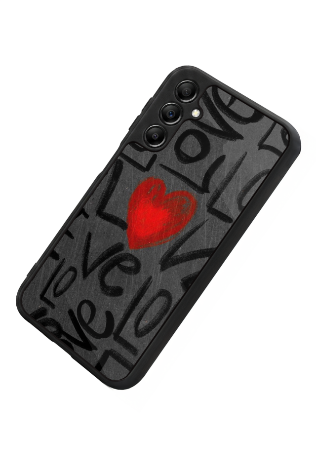 Samsung Galaxy A14 Uyumlu Love Tasarımlı Glossy Premium Kılıf