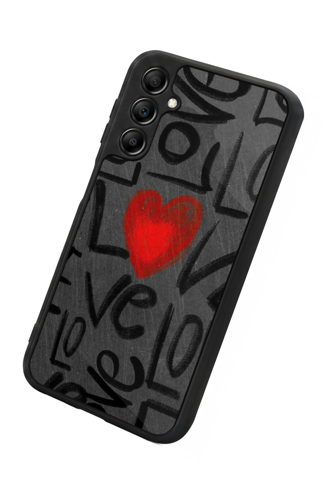 Samsung Galaxy A14 Uyumlu Love Tasarımlı Glossy Premium Kılıf