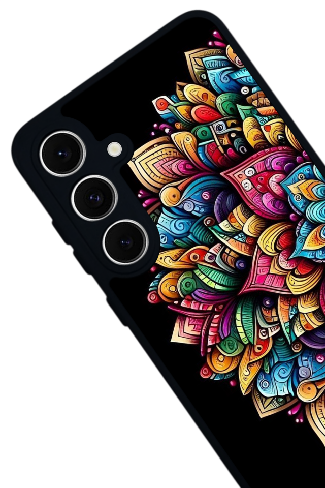 Samsung Galaxy S24 FE Uyumlu Simsek Tasarımlı Glossy Premium Kılıf