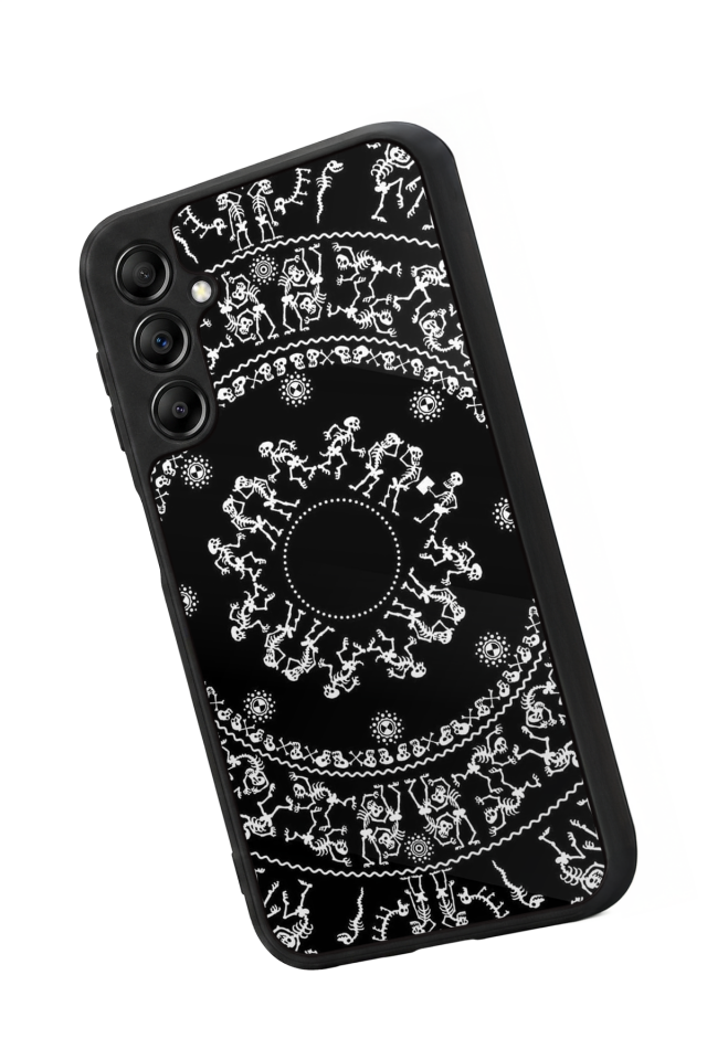 Samsung Galaxy A14 Uyumlu Mandala Tasarımlı Glossy Premium Kılıf