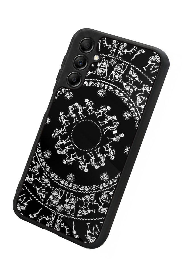 Samsung Galaxy A14 Uyumlu Mandala Tasarımlı Glossy Premium Kılıf