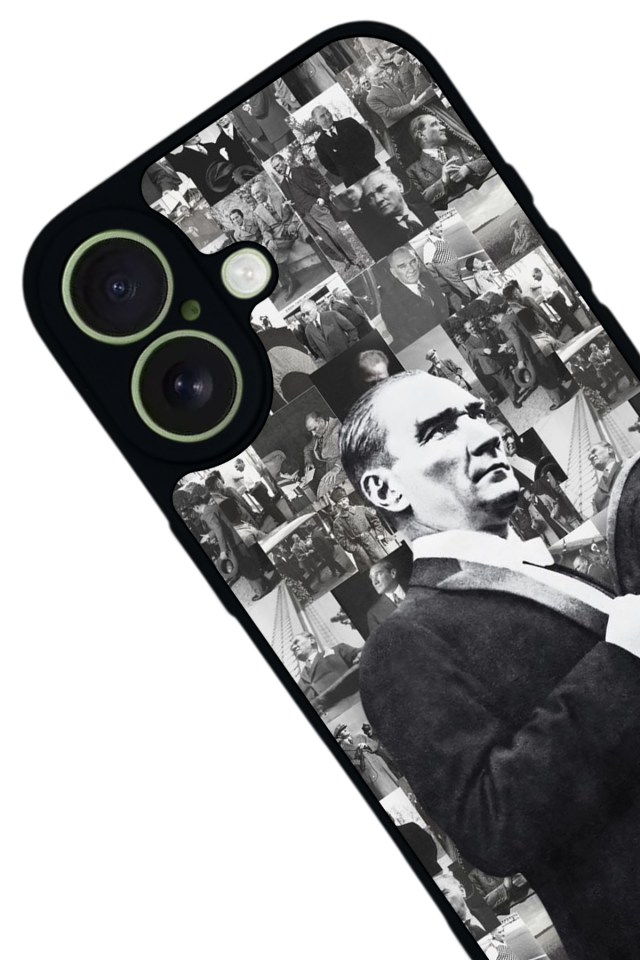 iPhone 17 Uyumlu Mustafa Kemal Ataturk Tasarımlı Glossy Premium Kılıf