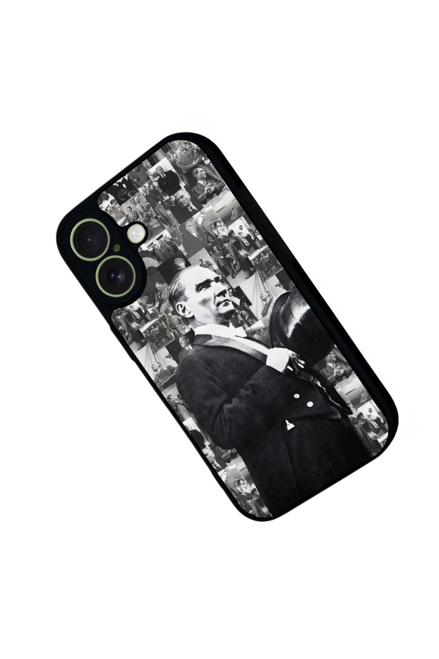 iPhone 17 Uyumlu Mustafa Kemal Ataturk Tasarımlı Glossy Premium Kılıf