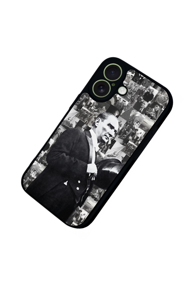 iPhone 17 Uyumlu Mustafa Kemal Ataturk Tasarımlı Glossy Premium Kılıf