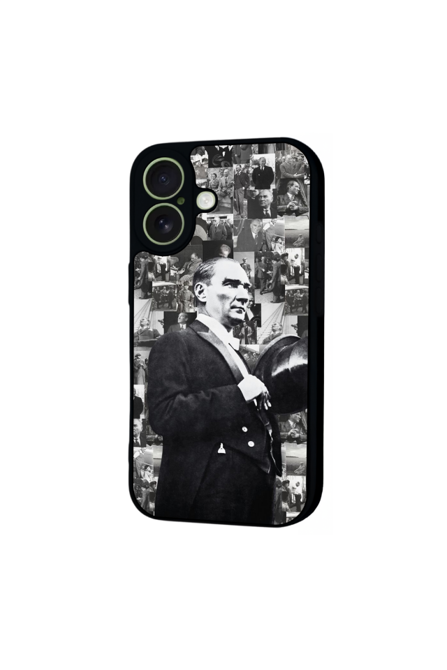 iPhone 17 Uyumlu Mustafa Kemal Ataturk Tasarımlı Glossy Premium Kılıf
