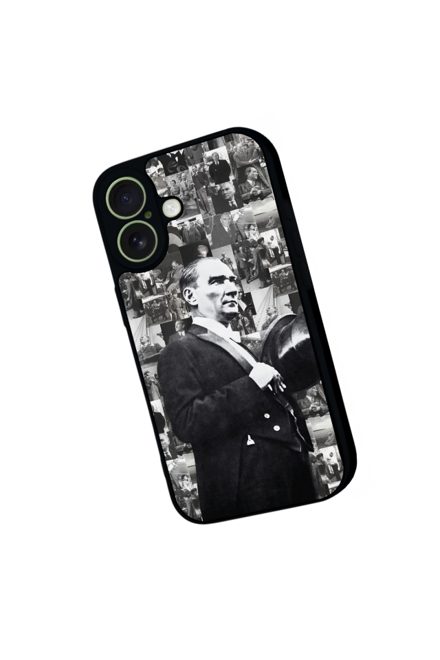 iPhone 17 Uyumlu Mustafa Kemal Ataturk Tasarımlı Glossy Premium Kılıf