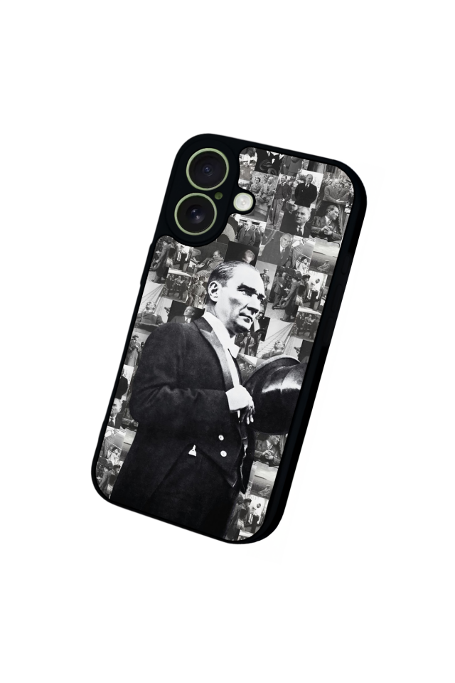 iPhone 17 Uyumlu Mustafa Kemal Ataturk Tasarımlı Glossy Premium Kılıf